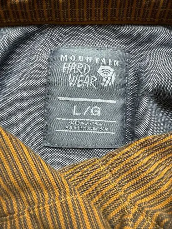 Mountain Hardwear Men's Short Sleeve Striped Button Down Shirt - Large - Picture 5 of 6